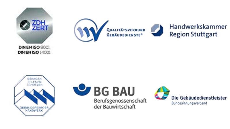 Qualifikationen und Zertifizierungen der Apido Clean GmbH